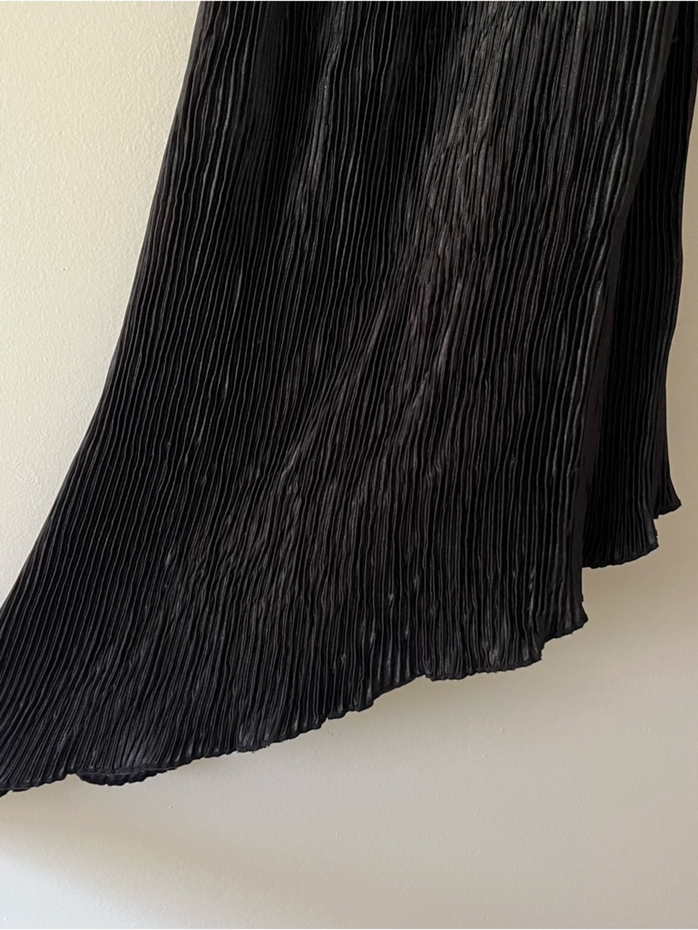Commence Matching Set Halter Top Wide Leg Pants Pleated XS Black Low Back Chic - Picture 11 of 15